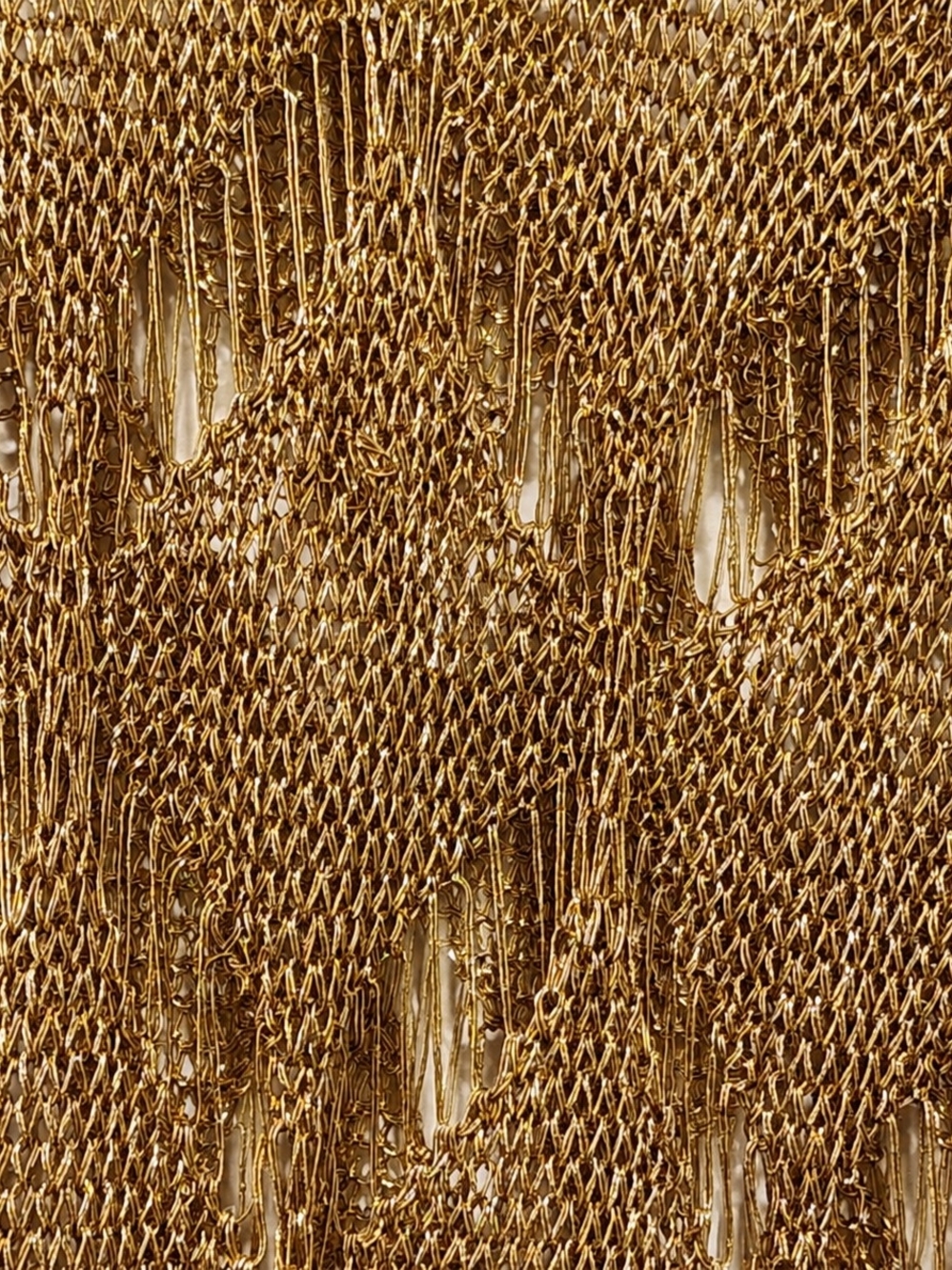 Fashion Nova Metallic Gold Long-Sleeve Maxi Knitted Dress Size3X - Picture 5 of 6